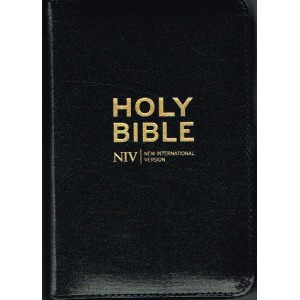 NIV Holy Bible - Black With Zip